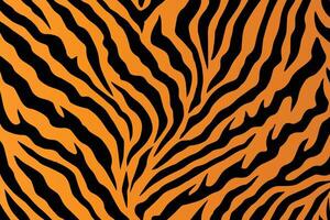 Tiger fur print or skin texture for textile and fashion vector