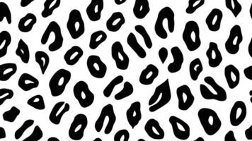 Stylish leopard skin pattern in minimalist design vector
