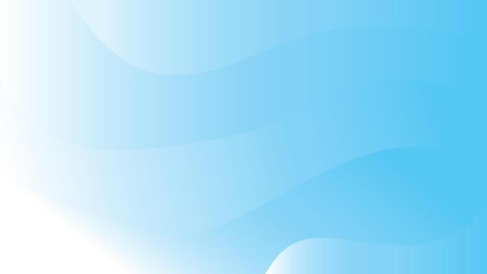 Light blue white abstract fluid wave gradient background with copy space and glowing light