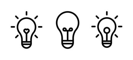 light bulb icon set, light bulb icon, light bulb icon, light bulb icon, light bulb vector