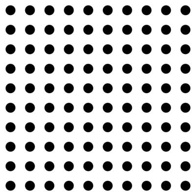 Black and White Polka Dot Pattern Repeat Background that is seamless and repeats. Design for web.