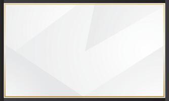 White background black frame suitable for luxury certificate vector