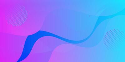 Abstract colored purple and blue gradient paper cut background. Cool wave fluid design. eps10 vector
