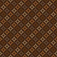 Seamless Gold And Bronze Elements On Brown Background vector