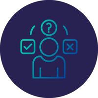 Helping hand Dark Mode Visual Layout vector