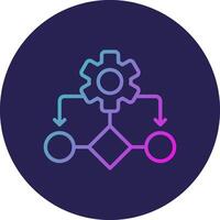 Gender Equality Modern Colored UI Element vector