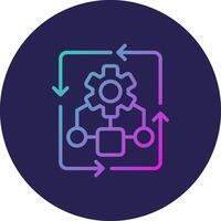 Conquer Cool Tone Visual Shape vector