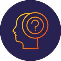 Problem solving Thin Line Artwork Detail vector