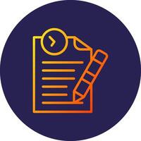 Business Agreement Custom Line Form Layout vector