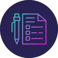 Bank Gradient Themed UI Design vector