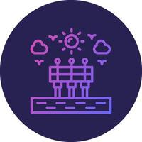Notification Bell Custom Line Form Layout vector