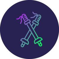 Info Shield Gradient Themed UI Design vector