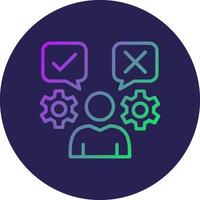 Cassiopeia Gradient Colored Line Element vector