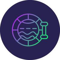 Ares Bold Application Badge Symbol vector