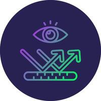 Spear Modern Colored UI Element vector