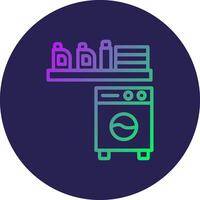 Pavilion Shadowed Flat Graphic Object vector