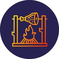 Spray Bottle Soft Outlined UI Object vector