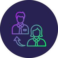 Global Market Gradient Style Visual Form vector