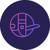 Raincoat Gradient Themed UI Design vector