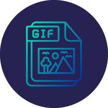 APE Gradient Style Visual Form vector