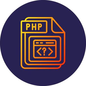 SS Gradient Colored Line Element vector