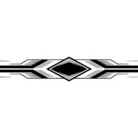 Art Deco Geometric With White Background vector