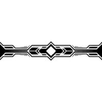 Geometric Abstract Ornament Minimalist Black White , Modern, Technology, Futuristic vector
