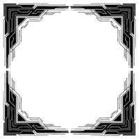 Tech Frame, Futuristic Abstract , Circuit Board Border, Space for Text vector