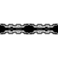 Abstract Geometric Tech Banner in Silver and Black vector