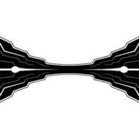 Abstract Tech Background Black Lines, Glowing Orbs on Gray vector