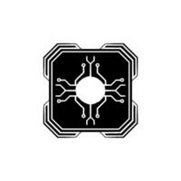 Futuristic Circuit Board , Modern Tech Concept vector