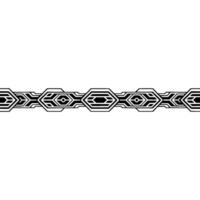 Geometric Border , Black White, Minimalist, Abstract Pattern vector