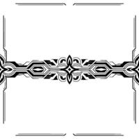 Modern Geometric Frame Element, Abstract Line , Illustration vector
