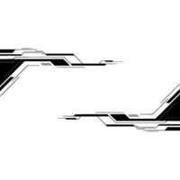 Tech Abstract Background Black Lines on White Space, Modern vector