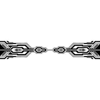 Futuristic Tech Abstract , Black White Circuitry Pattern, Minimalist Background vector