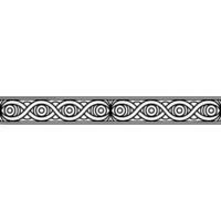 Geometric Ornamental Border , Black on White, Decorative Element vector
