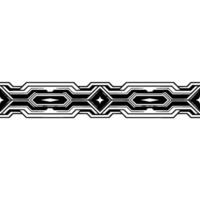 Geometric Border With Star, Black and Silver, Modern , Gradient Background vector