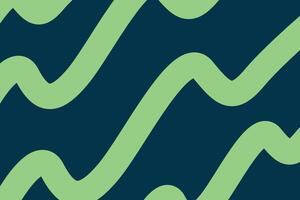 A repeating pattern of green tubular shapes on a dark blue background. vector
