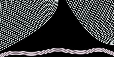 A black background with a wave pattern vector