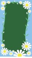 The daisy frame vector