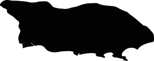Konarak Iran silhouette map vector
