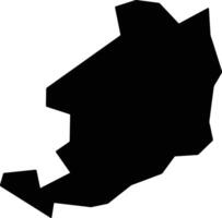 Kusada Nigeria silhouette map vector