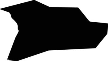 Kyonan Japan silhouette map vector