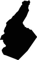 Lafey Kenya silhouette map vector