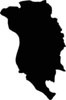 Logo Anseba Eritrea silhouette map vector