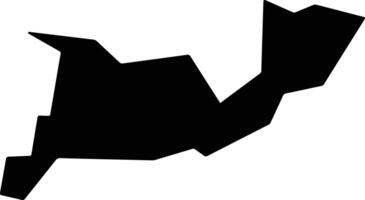 Marg Egypt silhouette map vector