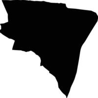 Maybrat Indonesia silhouette map vector