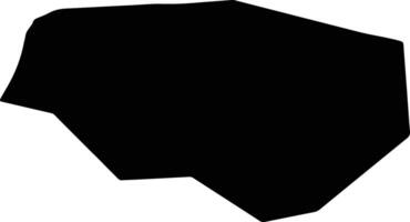 Mayo Binder Chad silhouette map vector