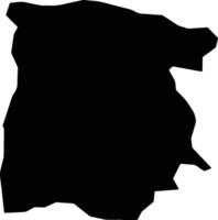 Mazar Shamaliyyeh Jordan silhouette map vector