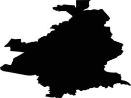 Mazozolu pag Latvia silhouette map vector